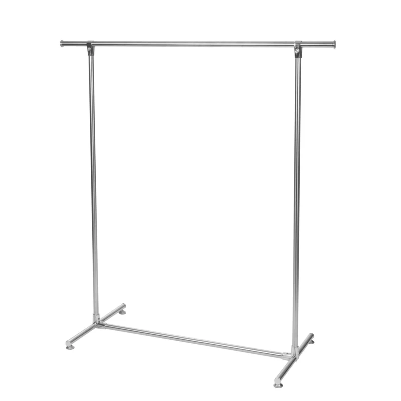 Perel Clothes Rack on Wheels 1 Rail 125 x 50 x 130 cm Max Load 75 kg Metal - Image 1