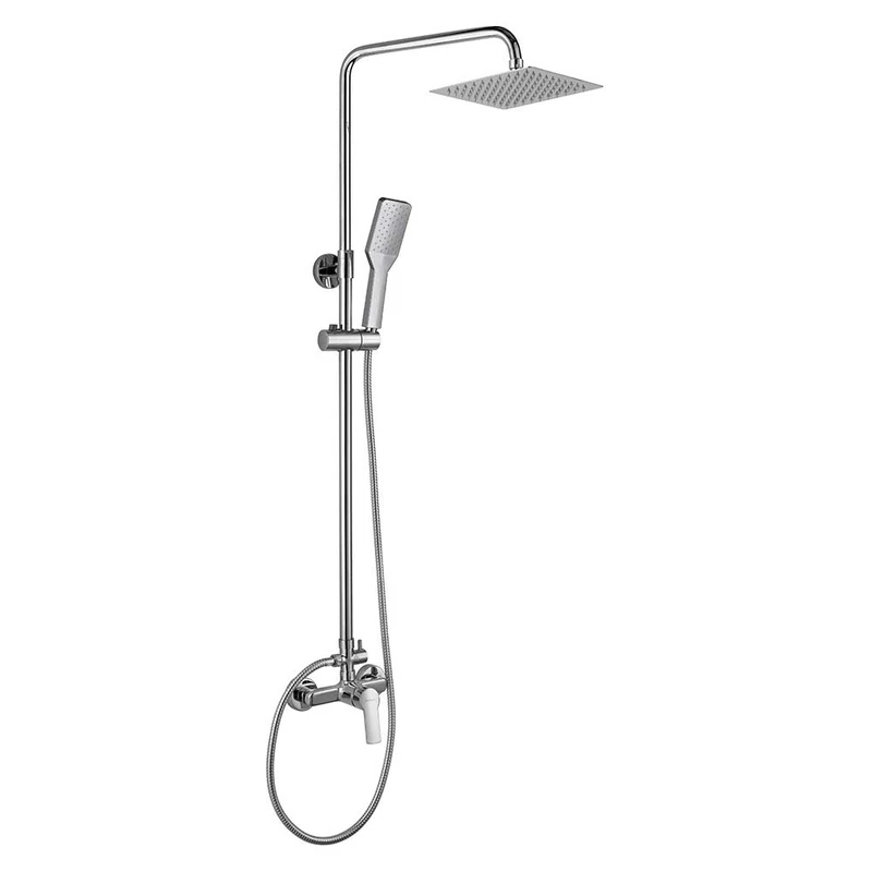 Oxen L124324 Combi Shower Mixer Sioux Quad Plus, Chrome Gloss