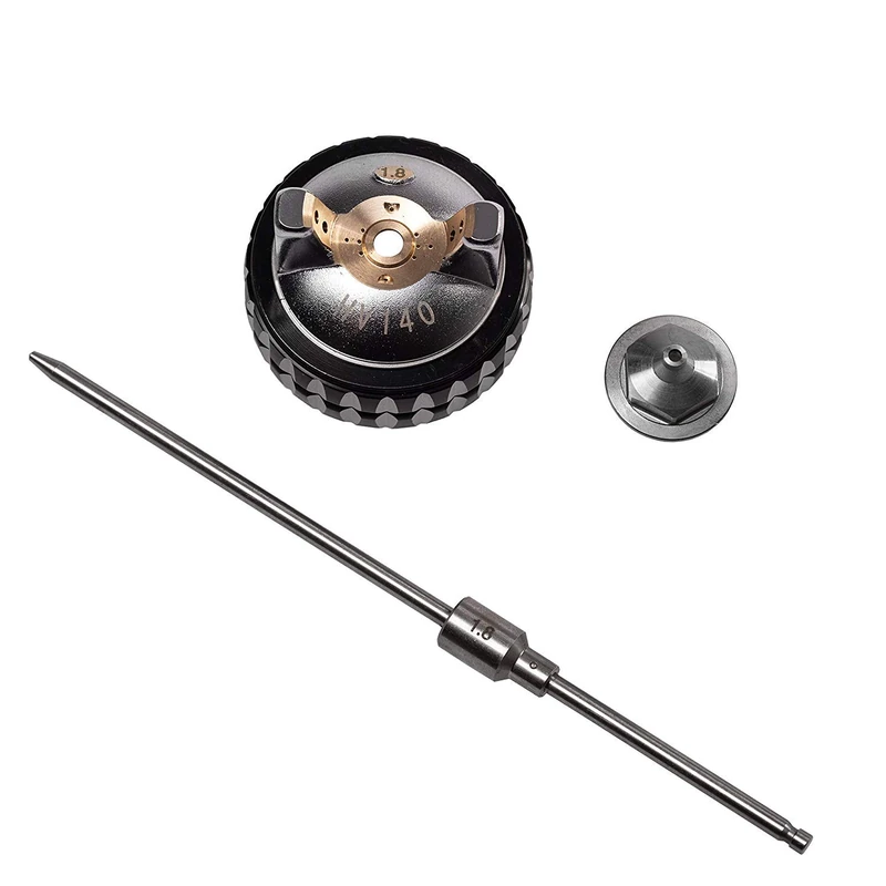 BenBow Nozzle 1.8mm for Gravity Feed Spray Gun - PK60 HVLP Professional Quality with 600ml plastic cup | Paint Sprayer | Painting System | Solvent Paint | Basecoat Paint & Primers