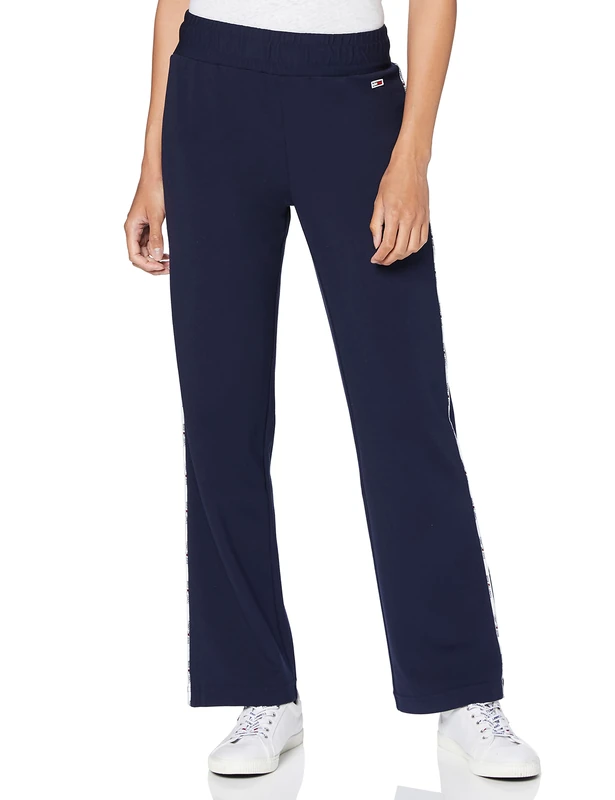 Tommy Jeans Women's Tjw Track Pant Trouser, Blue (Black Iris 002), W23 (Manufacturer Size: Rxxs)