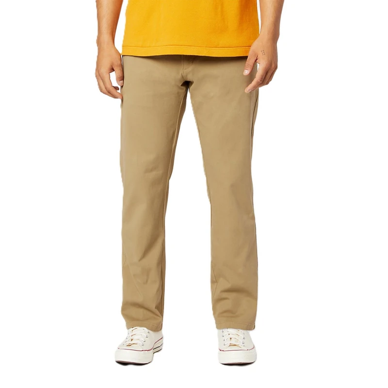 Dockers Ultimate 360 Chino Straight Men's Trousers, Beige (New British Khaki), 32 W/32 L