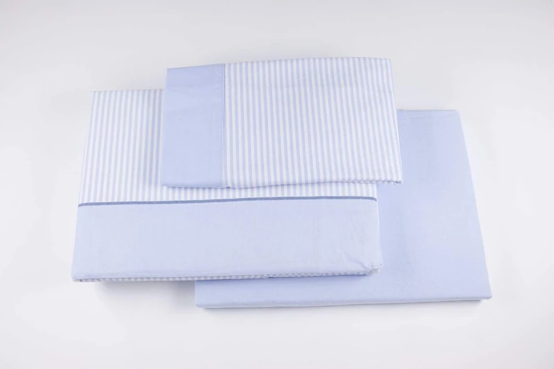 Burrito Blanco | Premium Flannel Sheets 546 Blue | for 200 cm Bed (+ Available Measurements) | Sheets 200 | Double Bed 200
