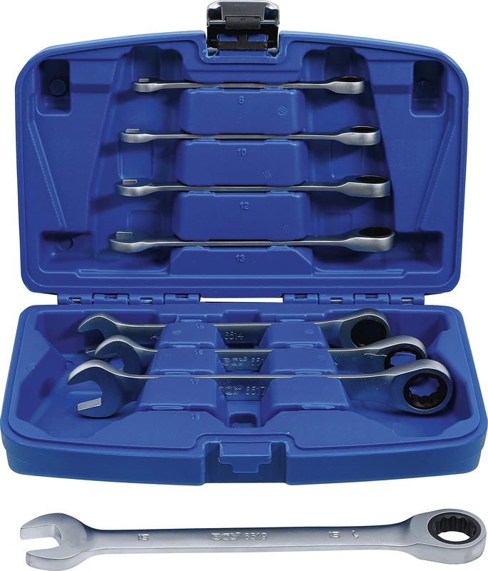 BGS 6540 | Ratchet Combination Wrench Set | 8 - 19 mm | 8 pcs.