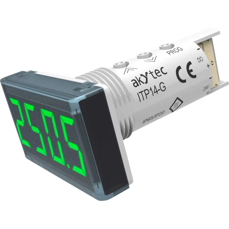 akYtec 1842447 ITP14-G Digital Installation Meter Universal Process Display ITP14 (Green) - Image 1