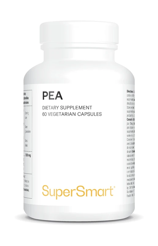 Pea (Palmitoylethanolamide) - Anti-Inflammatory Action - Natural Biochemical Balance - 400 mg OptiPEA© per Capsule - Certified Sustainable Palm Oil - Vegan - SuperSmart