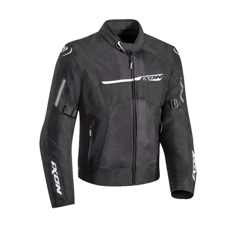 Ixon Raptor Black White Motorcycle Jacket, XXXL