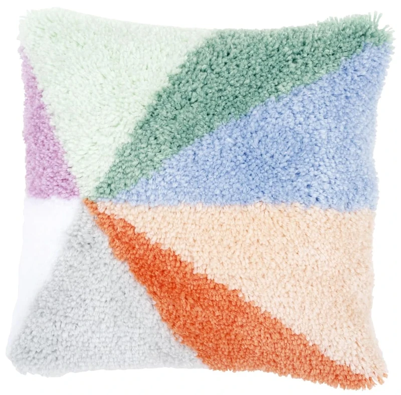 Vervaco Cushion: Sunburst, Cotton, Multi, ca. 40 x 40 cm / 16" x 16"