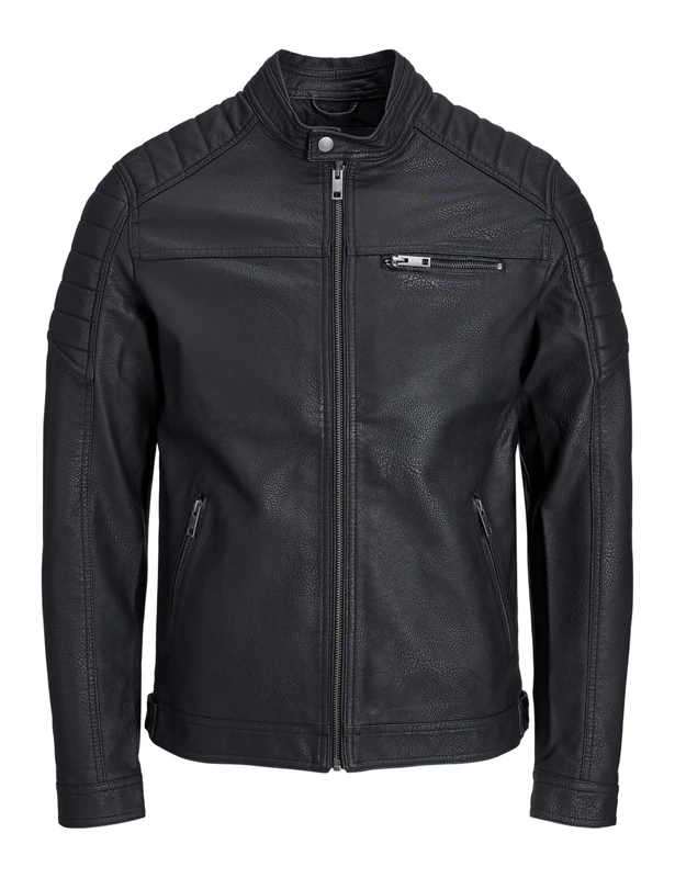 Jack & Jones Men's Jcorocky Noos Jacket, Black (Black Pattern:pu), XL UK