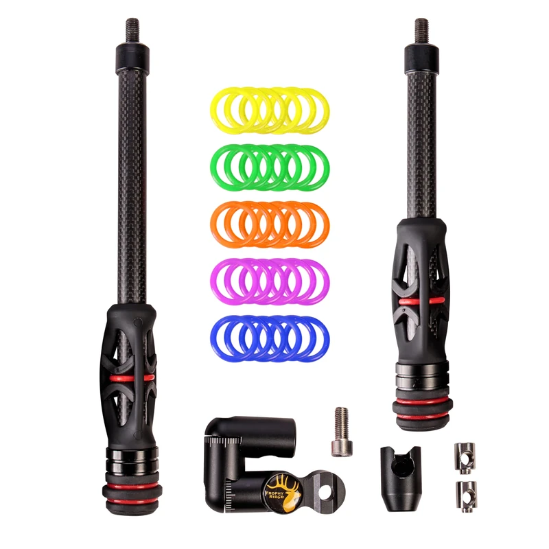 Trophy Ridge Hitman Archery Bow Stabilizer Kit, 6" & 8" - Image 1