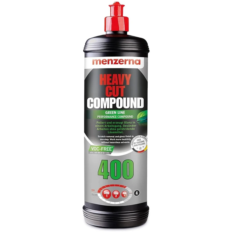 Menzerna Heavy Cut Compound 400 Green Line VOC-Free 1.0 kg - Image 1