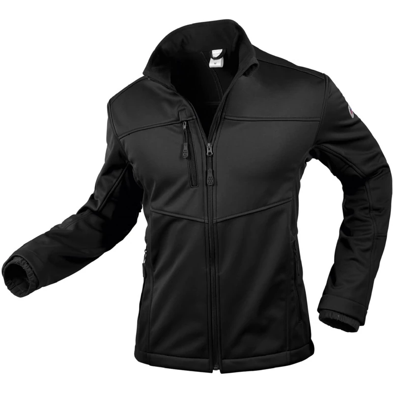 BP 1696-571-56 Men'S Soft-Shell Jacket, Stand-Up Collar, Front Zip, 255,00 G/M², 100% Polyester, Anthracite, Size M