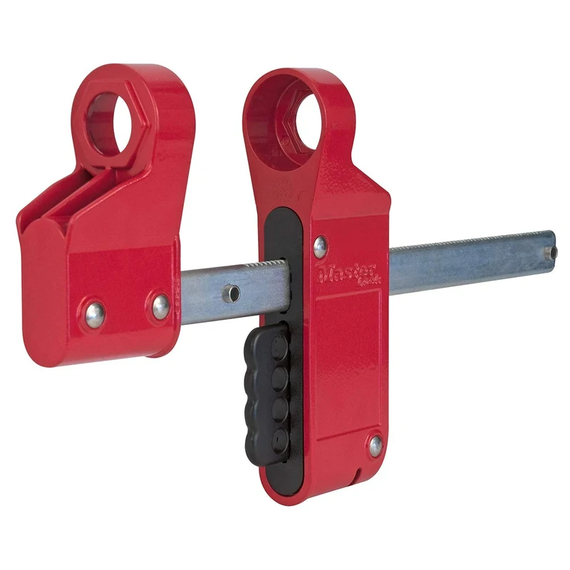 Master Lock S3922 Blind Flange Lockout Device, Small for Nut Diameter from 19mm to 28,5mm