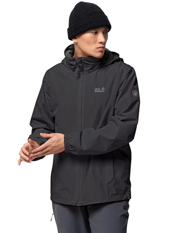 Jack Wolfskin Men Stormy Point Hardshell Jacket - Black, 3X-Large