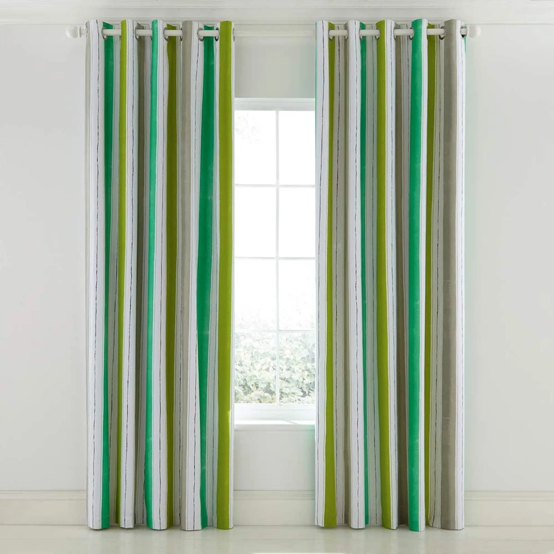 Helena Springfield London Amalfi Curtains, Cotton Half Panama, Tropical, 66x90