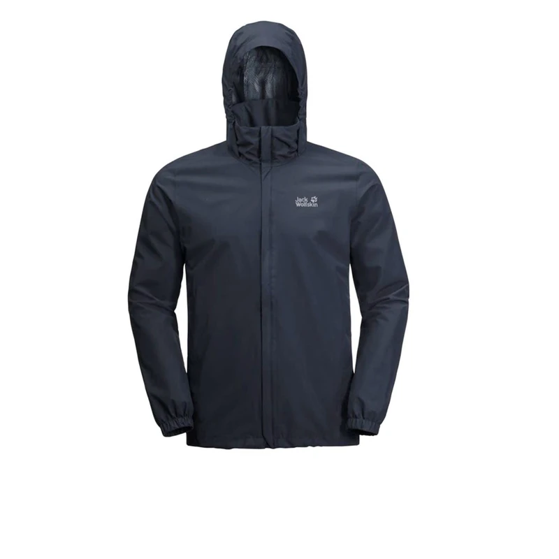 Jack Wolfskin Men Stormy Point Hardshell Jacket - Night Blue, X-Large