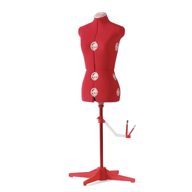 SINGER Dress Form, Red - Image 1
