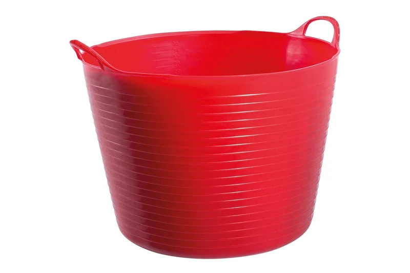 Perry Equestrian Perry Equestrian Garden Trug/Flexi Tub/Trug Tub/Gorilla Bucket 42L Red - Image 1