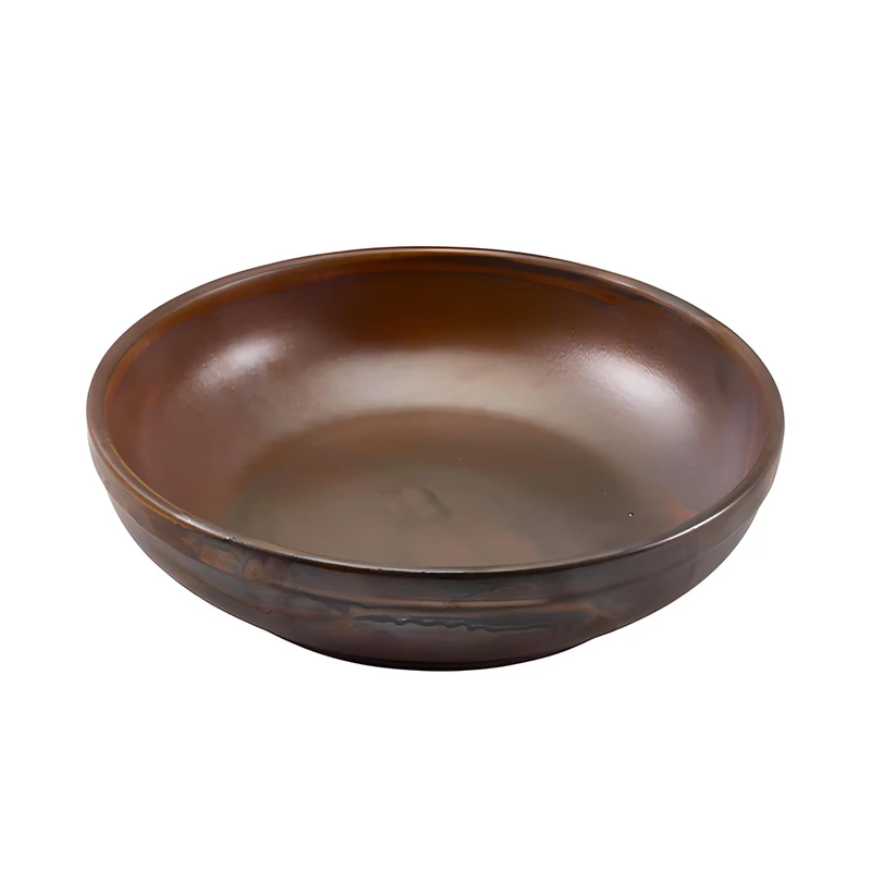 Genware Terra Porcelain, Rustic Copper, Coupe Bowl, 1.3L, CB-PRC23, Pack of 6