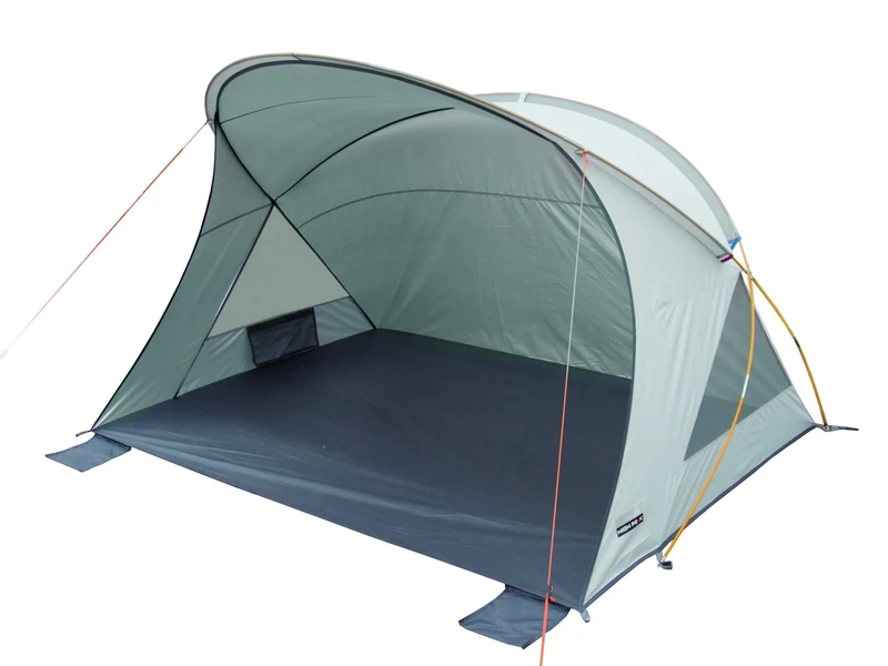 High Peak Cadiz 80 Aluminium Beach Shelter Dark Grey