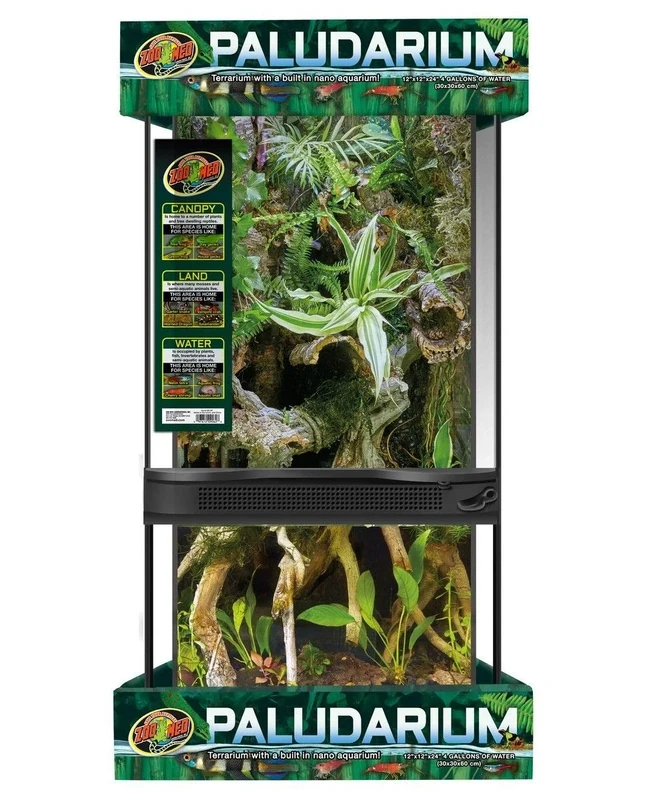Zoomed Paludarium 30 x 30 x 60 cm 15 L for Reptile/Amphibian