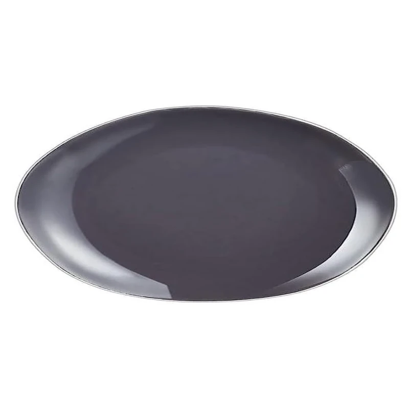 Arcocorc Rocaleo Dark Grey Plate 10.8inch / 27.5cm, N9269, Pack of 6