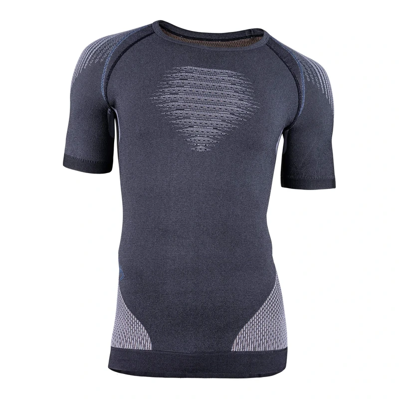 UYN U100049 EVOLUTYON UW Short_SL.Melange T-Shirt Men's Anthracite Melange/Nude/Avio M