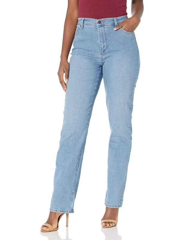 Gloria Vanderbilt Women's Amanda Classic High Rise Tapered Jean, Callisto, 6 Tall