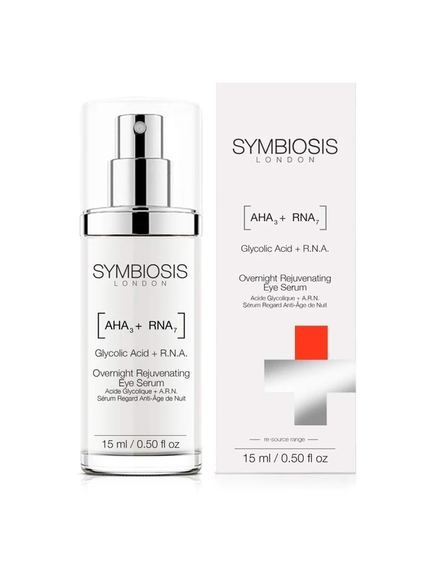 SYMBIOSIS LONDON (R.N.A. + Glycolic Acid) Overnight Rejuvenating Eye Serum, 15 ml