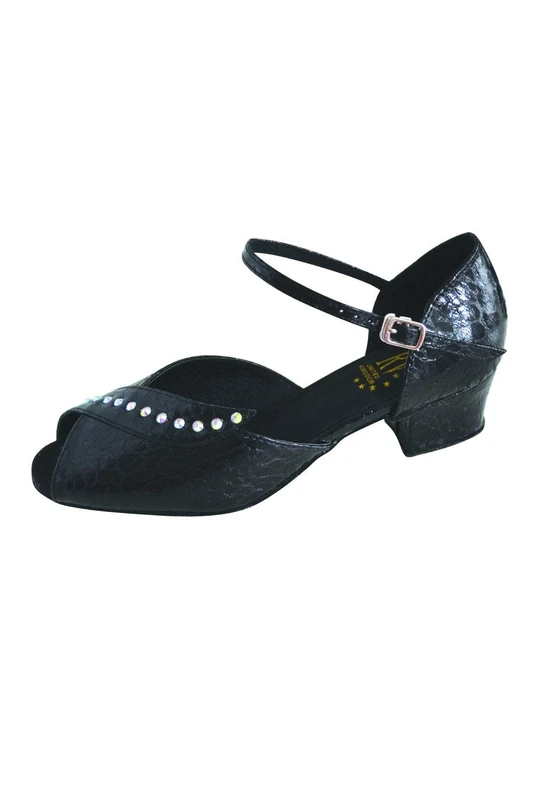 Roch Valley RV Betty Wide Fit Dance Shoes 5.5 Black