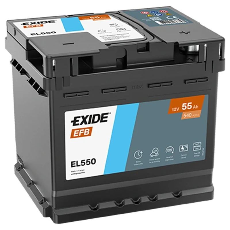 Exide EL550 012 EFB CAR BATTERY 55AH