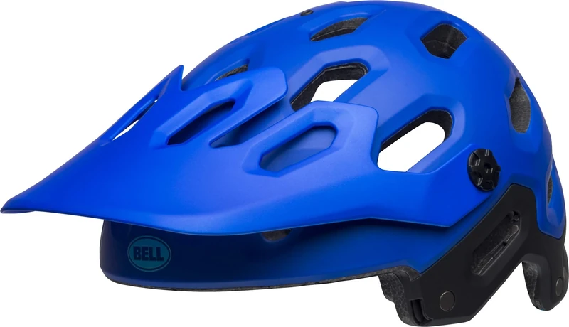 Bell Unisex Adult Super 3 Mtb Helmet - Matte Blues, Medium/55-59 cm