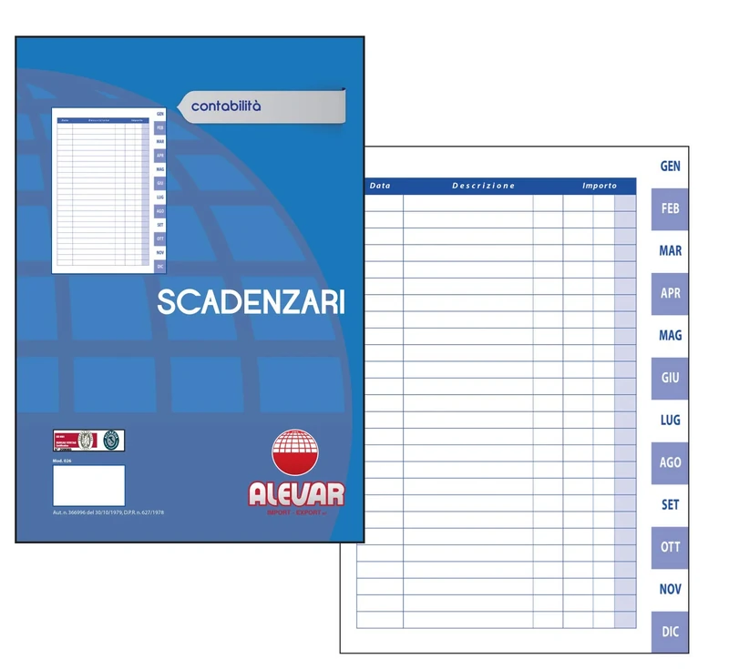 Alevar 3819 Scadenziari