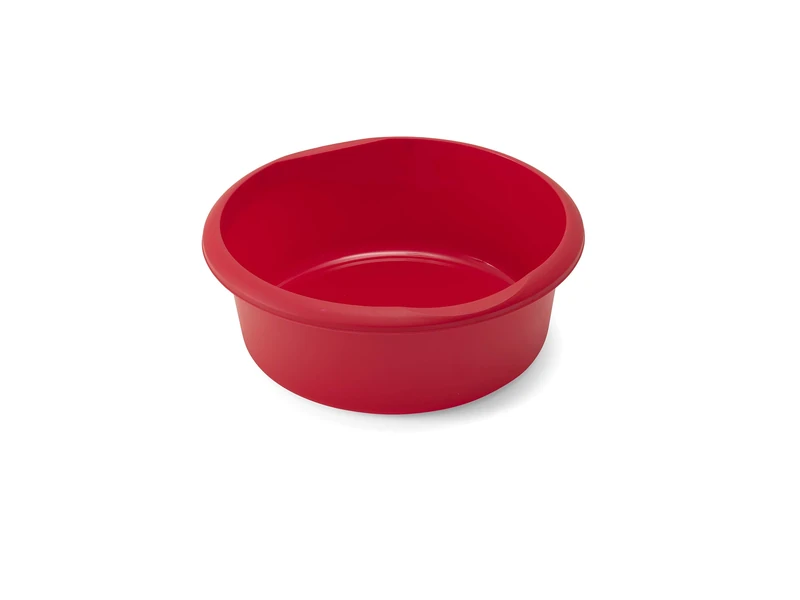 Addis 518079 Round Washing Up Bowl, Roasted Red, 7.7 LTR