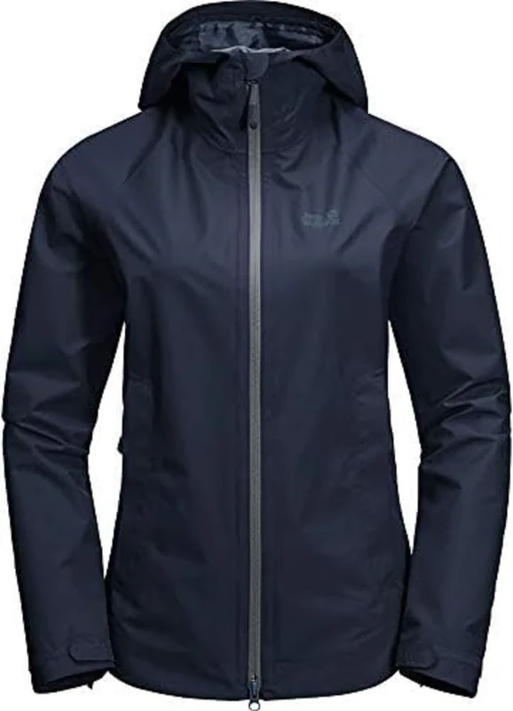 Jack Wolfskin Women Scenic Trail Hardshell Jacket - Midnight Blue, X-Small