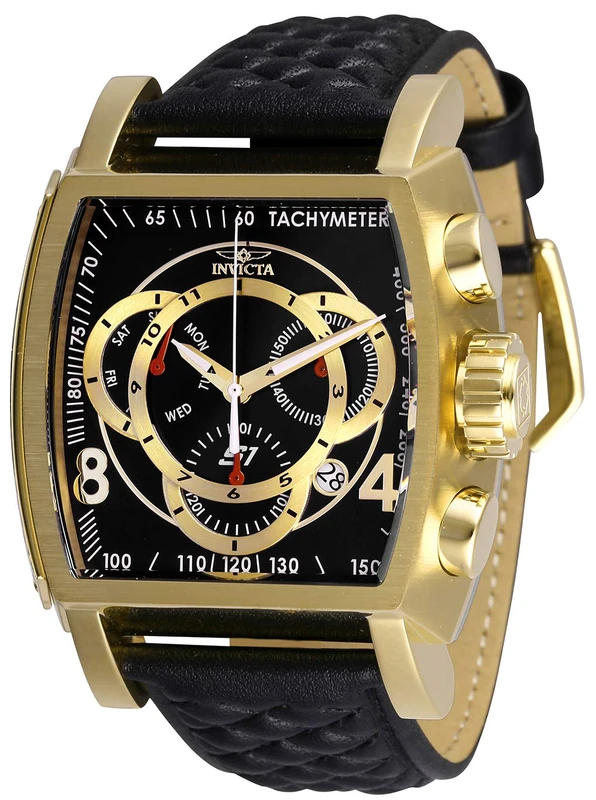 Invicta S1 Rally 27932 Men's Watch - Waterproof - Analogue - Quartz Movement - Stainless Steel with Black dial - 48mm