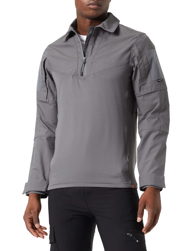 Pentagon Men's Ranger Shirt Casual, Grey (Wolf Grey 08wg), Medium (Size:Medium)