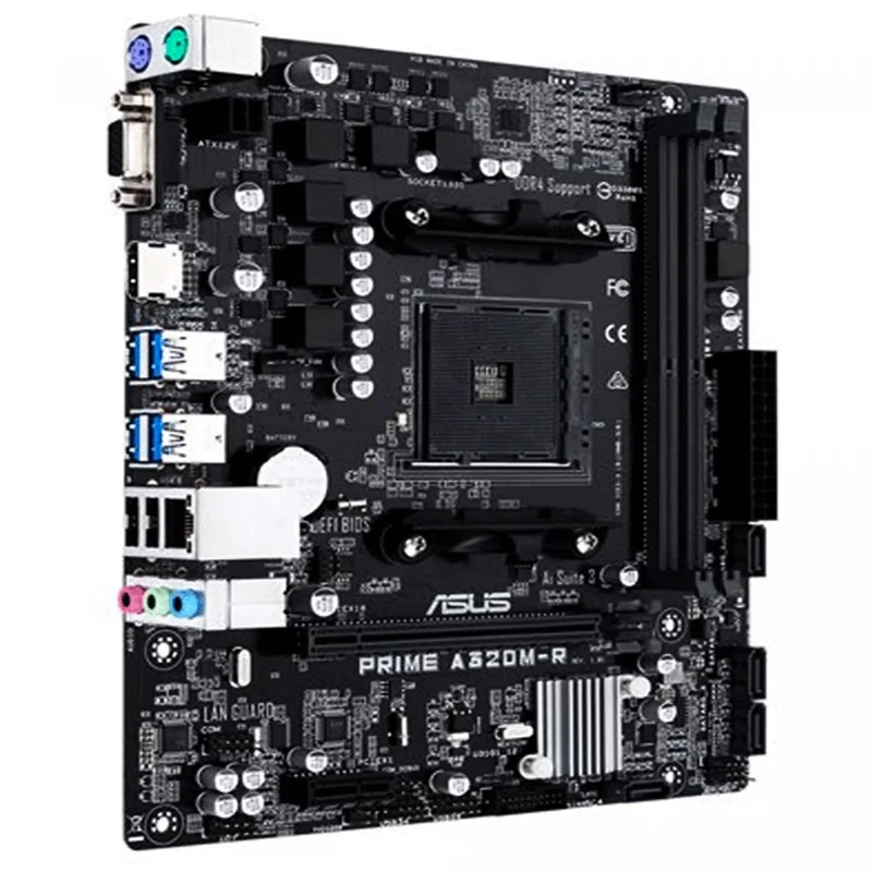 Asus PRIME A320M-R AM4 DDR4 Motherboard - Image 1