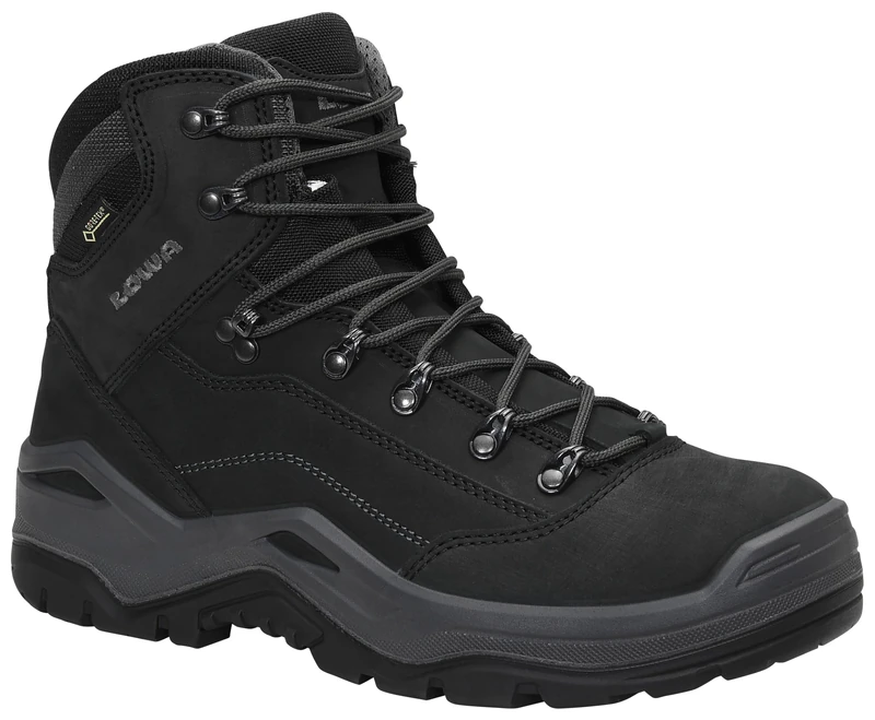Lowa Renegade Work GTX Black Mid S3 Ci, Unisex Adults’ SRC Safety Boots, Black (Black 0999), 9.5 (44 EU) - Image 1
