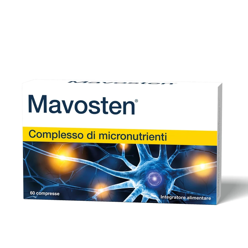 RESTAXIL Mavosten Healthy Nerve Micronutrient Supplement, Multicoloured, 60 Tablets