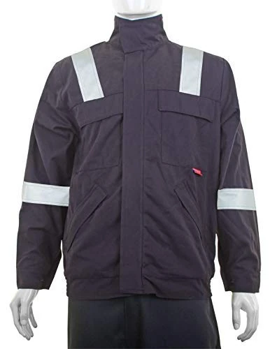 NAVY ARC WOVEN JACKET LGE