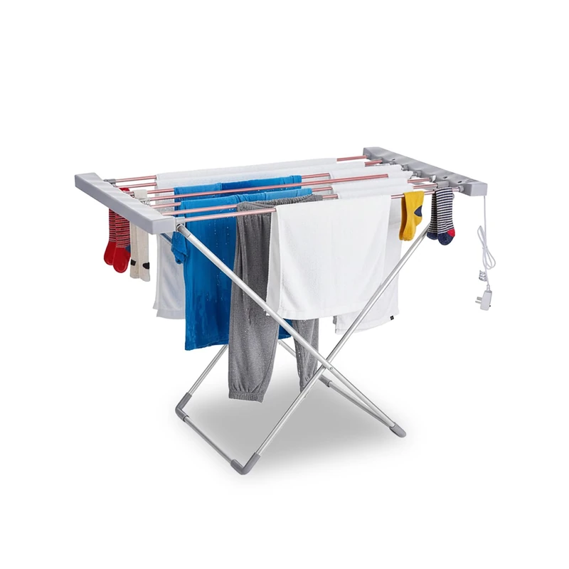 Wintem ClassiDry Electric Drying Rack 120W with 8 Heating Bars – Compact and Foldable Clothes Airer – Quick and Efficient Drying – Clothes Dryer with IXPI Protection