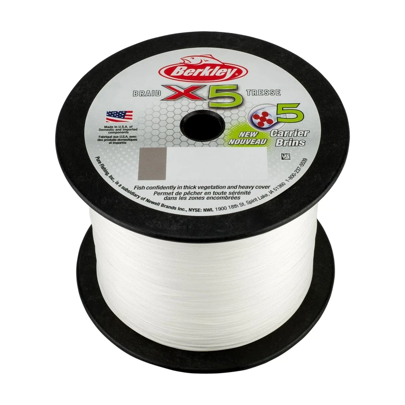 Berkley X5 Braided Fishing Line - Strong 5 Strand Braid Line for Saltwater and Freshwater Fishing