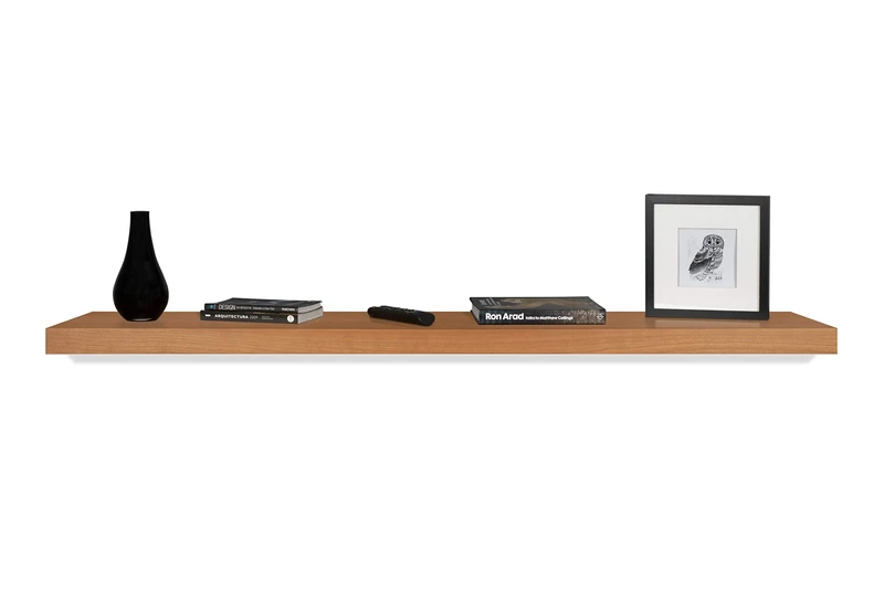 TemaHome Balda Wall shelf, Wood Modern 155 x 33 x 5 cm (L x L x A) Cherry
