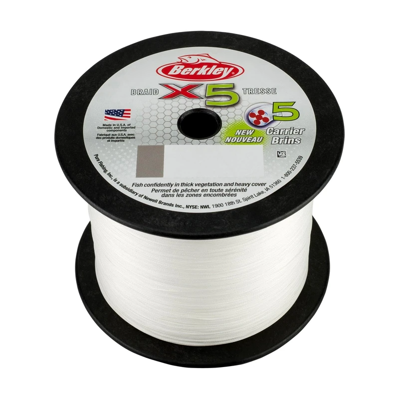 Berkley X5 Braided Fishing Line - Strong 5 Strand Braid Line for Saltwater and Freshwater Fishing