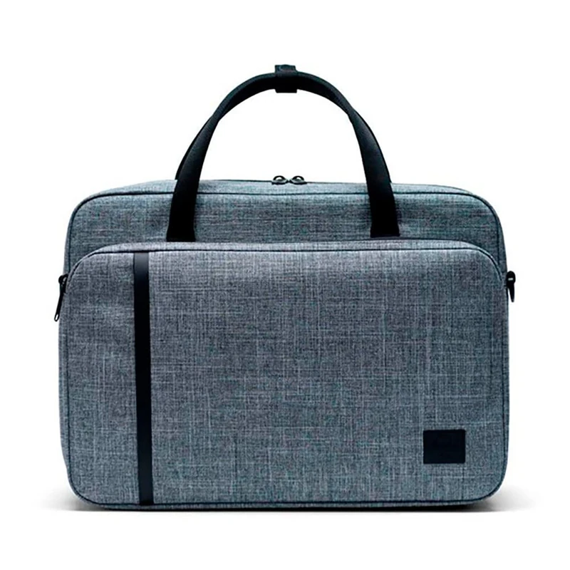 Herschel Gibson Laptop Messenger Bag, Raven Crosshatch, One Size, Gibson Laptop Messenger Bag