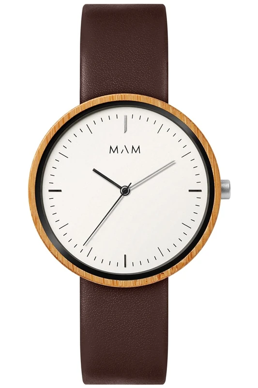 MAM Originals Plano 650 Unisex Watch, Brown, Strip
