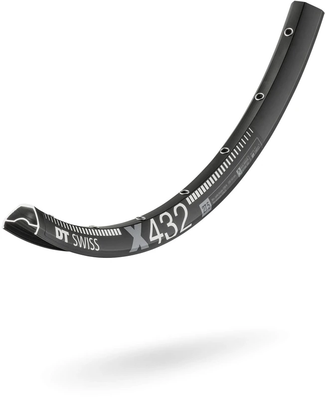 DT Swiss X 432 Sleeve-joined 28 hole Presta-drilled black - 27.5