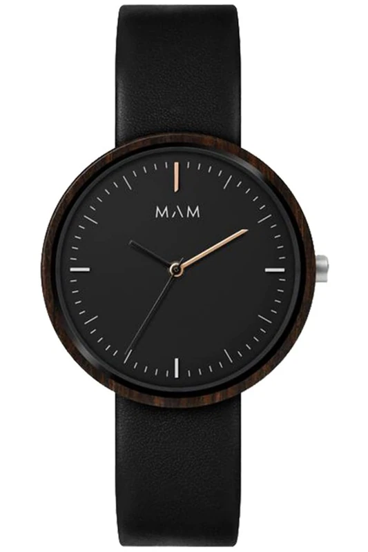 MAM Originals Unisex Watch Plano 642, Black/White, Strip