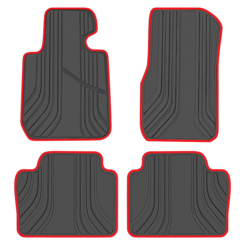 HD-Mart Car Floor Mat for BMW 3/4 Series Custom Fit F30 F31 F32 F33 F36 2012-2013-2014-2015-2016-2017-2018-2019,Rubber All Weather Heavy Duty & Odorless