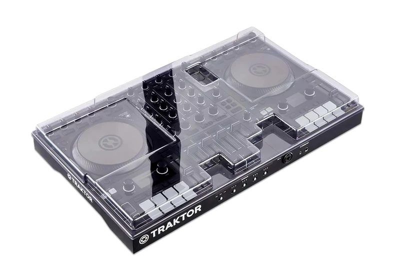 Decksaver Cover for Native Instruments Kontrol S4 MK3 - Super-Durable Polycarbonate Protective lid in Smoked Clear Colour, Made in The UK - The DJs' Choice for Unbeatable Protection - Image 1
